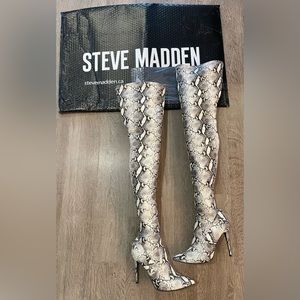Steve Madden Dominique Thigh High Boots Size 8